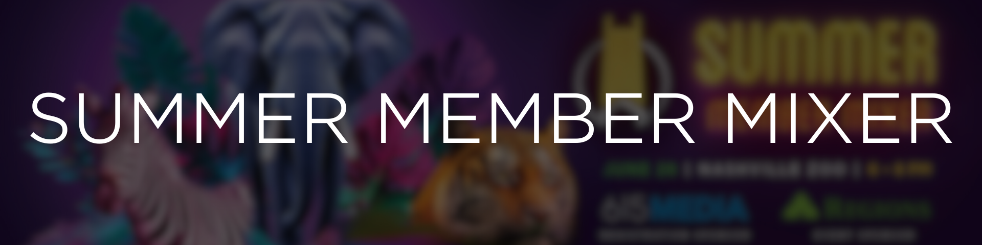 Summer Member Mixer Banner